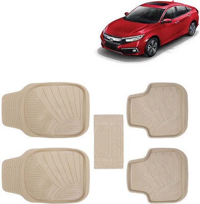 Kingsway PVC Tray Mat For  Honda Civic(Beige)