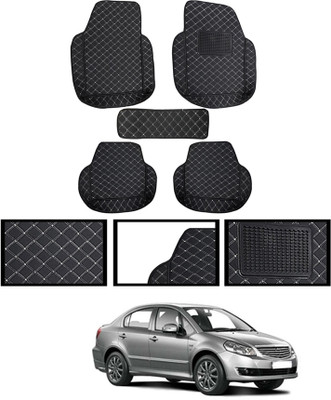 MATIES Leatherite 7D Mat For  Maruti Suzuki SX4(Black)