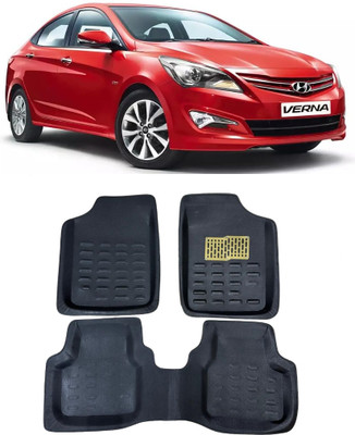 ARNEJA Polyutherine 3D Mat For  Hyundai Fluidic Verna(Black)