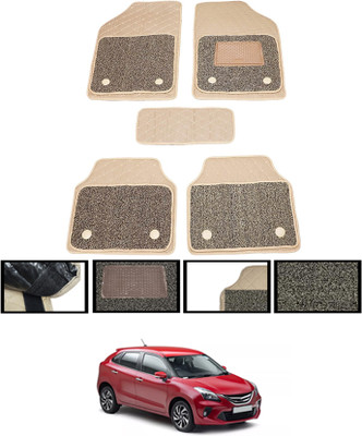 MATIES Leatherite 7D Mat For  Toyota Glanza(Beige)