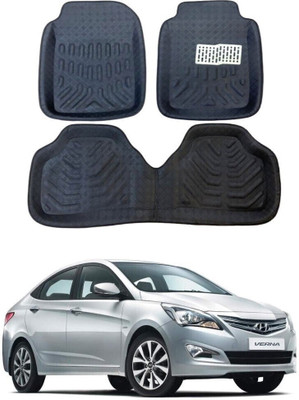 ARNEJA Polyutherine 3D Mat For  Hyundai Verna Fluidic(Black)