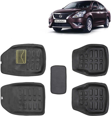 Kingsway PVC 3D Mat For  Nissan Sunny(Black)