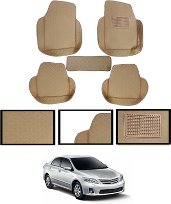 AYW Leatherite 7D Mat For  Toyota Altis(Beige)