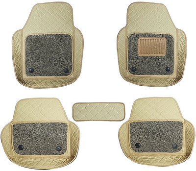 MATIES Leatherite 7D Mat For  Universal For Car(Beige)