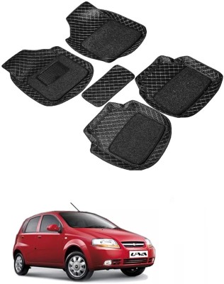 ARNEJA Leatherite 7D Mat For  Chevrolet Aveo U VA(Black)