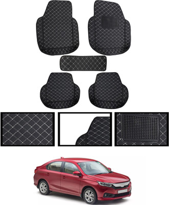 MSNP Leatherite 7D Mat For  Honda Amaze(Black)