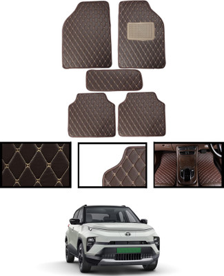 ABJD Leatherite Standard Mat For  Tata Universal For Car(Brown)