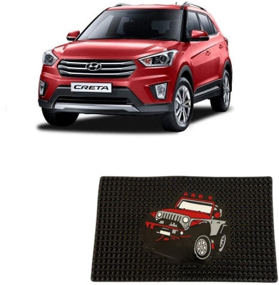 Arnejaa Rubber Standard Mat For  Hyundai Creta(Black)