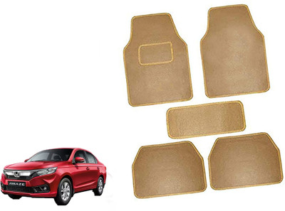 AUTO PEARL Polyester Standard Mat For  Honda Amaze(Beige)