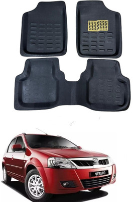 ARNEJA Polyutherine 3D Mat For  Mahindra Verito(Black)