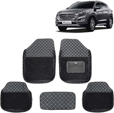 Kingsway Leatherite 7D Mat For  Hyundai Tucson(Black)