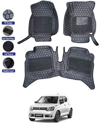 MATIES Leatherite 8D Mat For  Maruti Suzuki Ignis(Black)