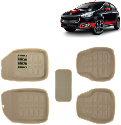Kingsway PVC 3D Mat For  Fiat Abarth Punto(Beige)