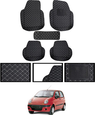 MATIES Leatherite 7D Mat For  Daewoo Matiz(Black)