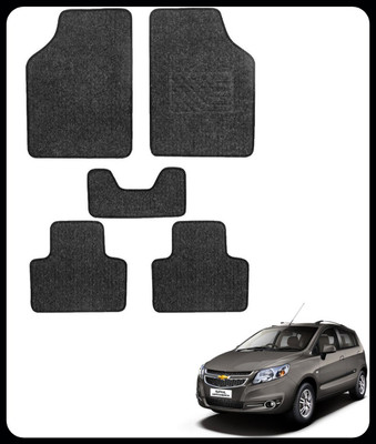 SEMAPHORE PVC Standard Mat For  Chevrolet Sail Hatchback(Black)