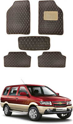 MATIES Leatherite Standard Mat For  Chevrolet Tavera(Black)