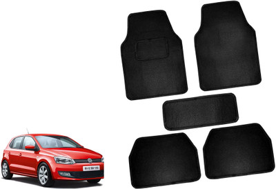 AUTO PEARL Polyester Standard Mat For  Volkswagen Polo Cross(Black)