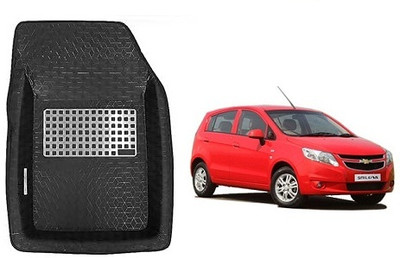 SLSHILPA Plastic Tray Mat For  Chevrolet UVA(Black)