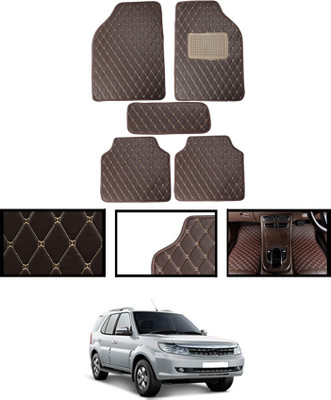 ABJD Leatherite Standard Mat For  Tata Safari Storme(Brown)