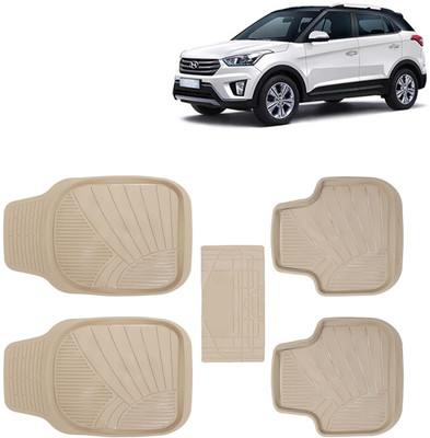 Kingsway PVC Tray Mat For  Hyundai Creta(Beige)