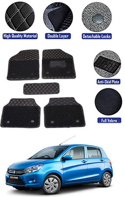MATIES PVC 7D Mat For  Fiat Celerio(Black)