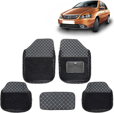 Kingsway Leatherite 7D Mat For  Tata Indigo CS(Black)