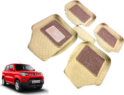 AUTO PEARL Leatherite 7D Mat For  Maruti S-Presso(Beige)