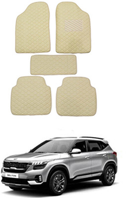 MATIES Leatherite Standard Mat For  Seltos(Beige)