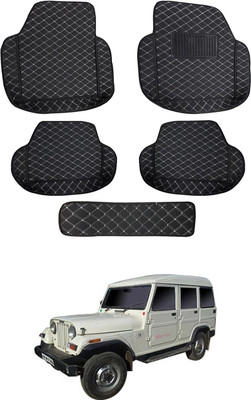 MATIES Leatherite 7D Mat For  Mahindra Marshal(Black)