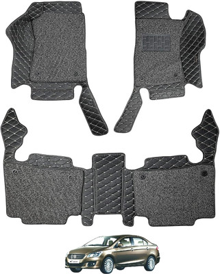 Auto Hub Leatherite 7D Mat For  Maruti Ciaz(Black)