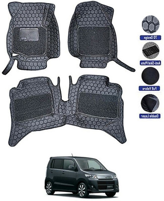 VIAZ VENTURES Leatherite 7D Mat For  Maruti Suzuki WagonR Stingray(Black)