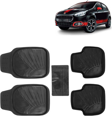 Kingsway PVC Tray Mat For  Fiat Abarth Punto(Black)