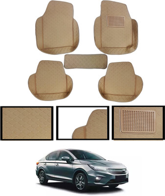 AYW Leatherite 7D Mat For  Honda City(Beige)