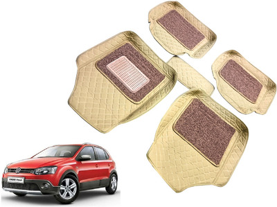 AUTO PEARL Leatherite 7D Mat For  Volkswagen Polo Cross(Beige)