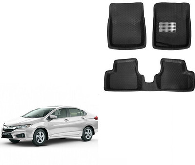 Autorepute Leather 5D Mat For  Honda City i-Dtec(Black)