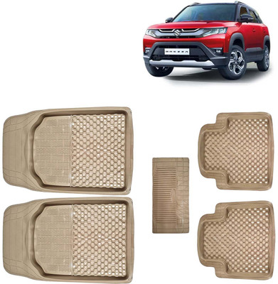 Kingsway PVC Tray Mat For  Maruti Suzuki New Brezza(Beige)