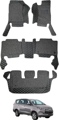 MOCKHE Leatherite 7D Mat For  Toyota Innova Crysta(Black)