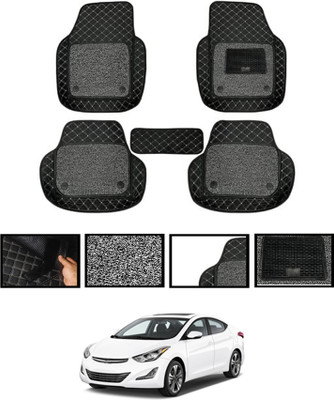 ABJD Leatherite 7D Mat For  Hyundai Elantra(Black)