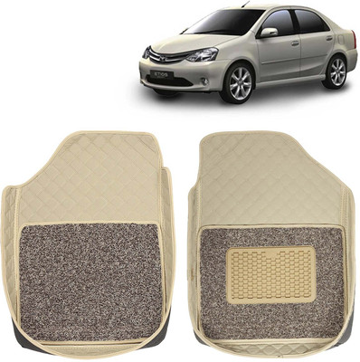 Kingsway Leatherite 7D Mat For  Toyota Etios(Beige)