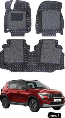 STYLE CHOICE Leatherite 7D Mat For  Kia Sonet(Black)