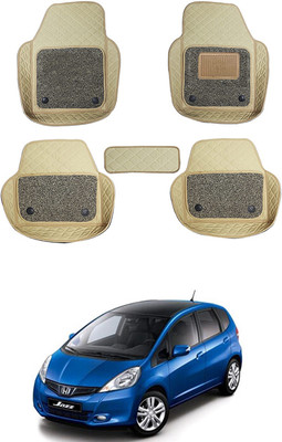 RKPSP Leatherite 7D Mat For  Honda Jazz(Beige)