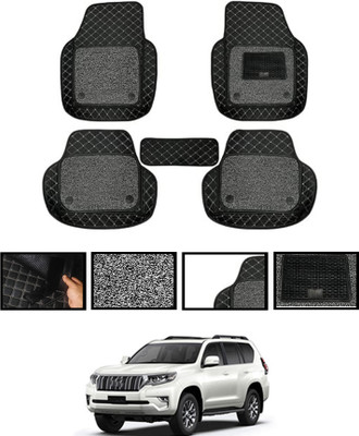ABJD Leatherite 7D Mat For  Toyota Land Cruiser Prado(Black)