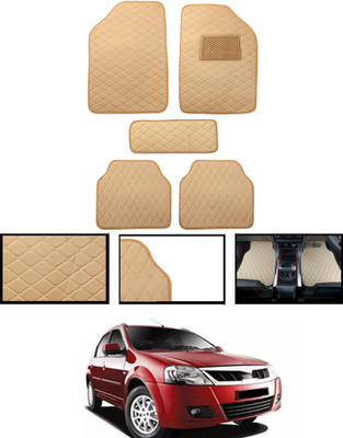 MSNP Leatherite Standard Mat For  Mahindra Verito(Beige)