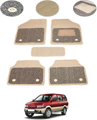 MSNP Leatherite 7D Mat For  Chevrolet Tavera(Beige)