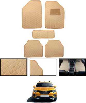 CCMM Leatherite Standard Mat For  Renault Universal For Car(Beige)