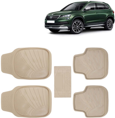 Kingsway PVC Tray Mat For  Skoda Karoq(Beige)
