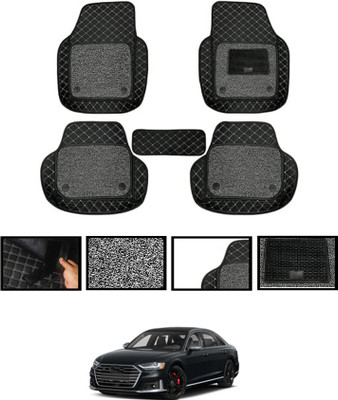 monolive Leatherite Tray Mat For  Audi S8(Black)