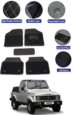 MATIES PVC 7D Mat For  Jeep Gypsy King(Black)