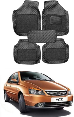 arneja trading company Leatherite 7D Mat For  Tata Indigo eCS(Silver, Black)