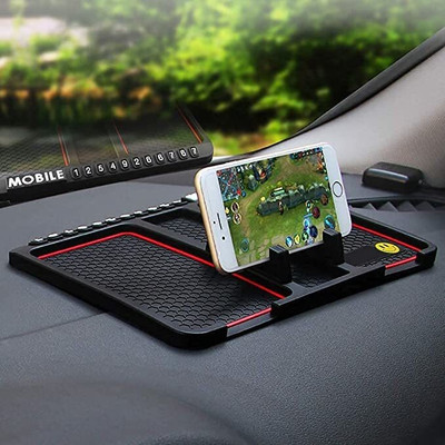VARIPOT Silicone Standard Mat For  Universal For Car(Black)